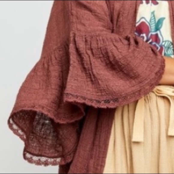 Free People Rosewood Poppy Kimono - Picture 10 of 16